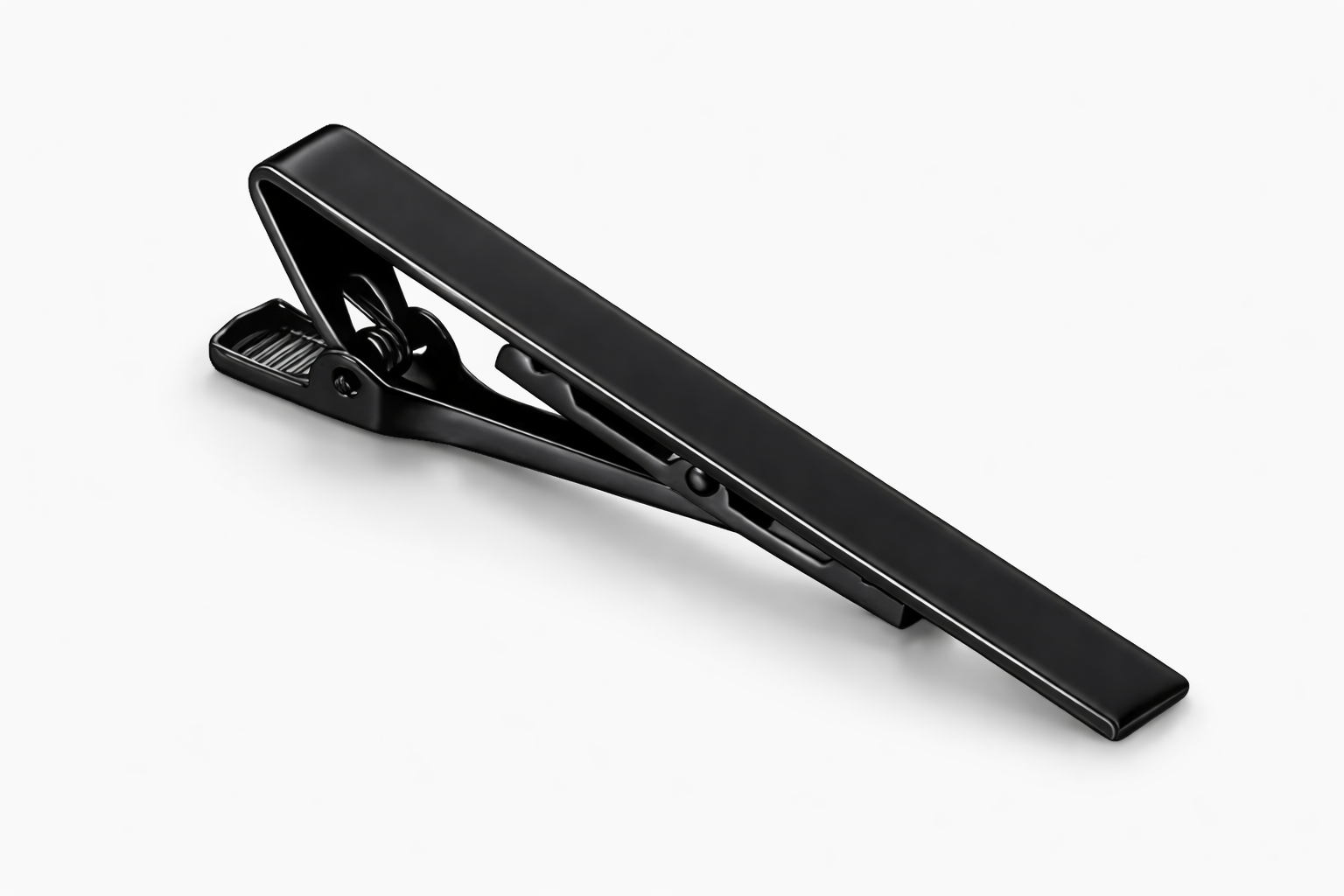 Clip corbata color negro