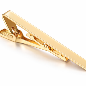 Clip corbata color dorado