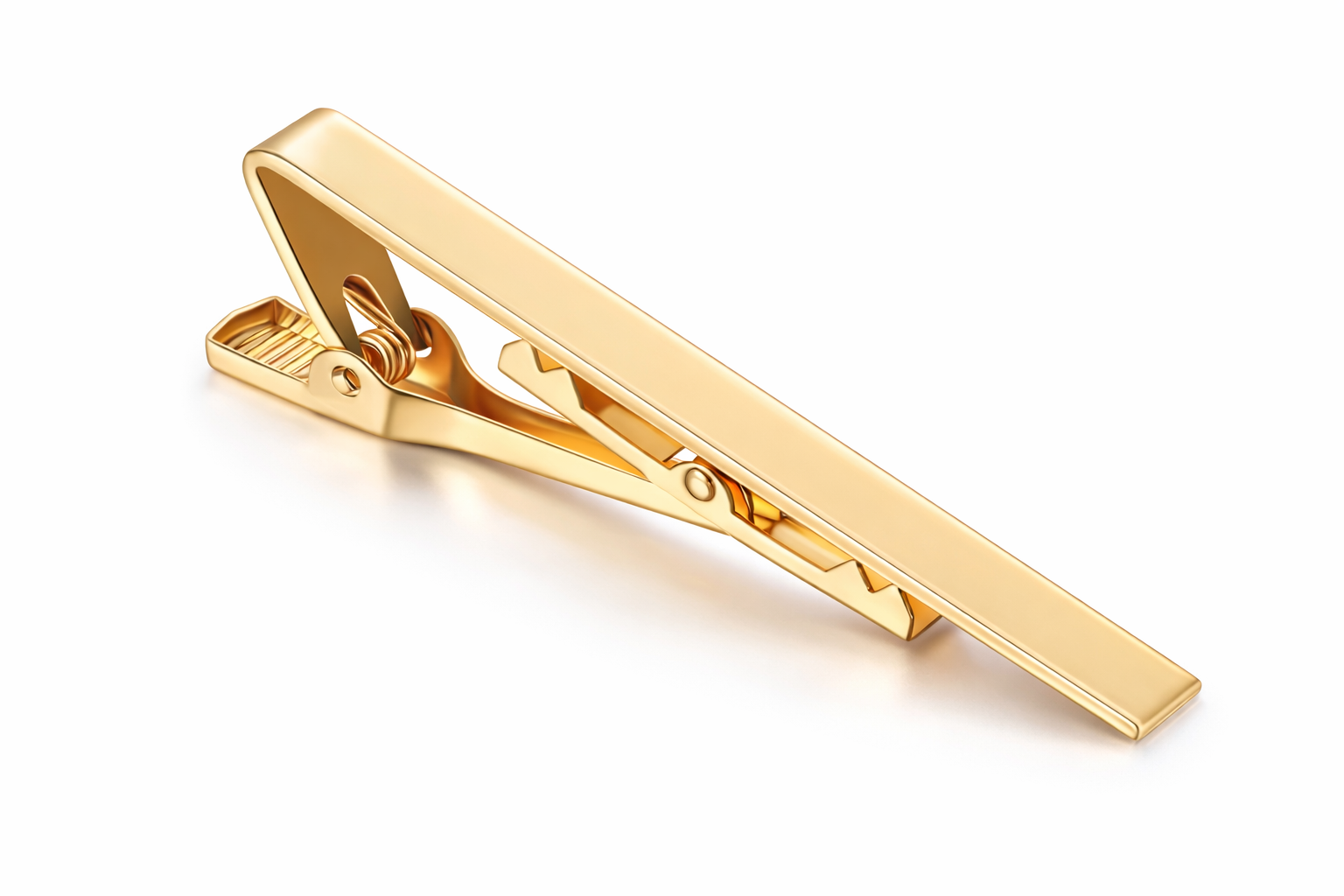 Clip corbata color dorado